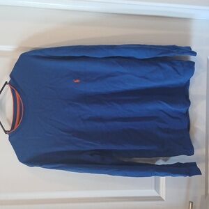 Mens Long Sleeve Blue Polo Ralph Lauren Size M like New Condition